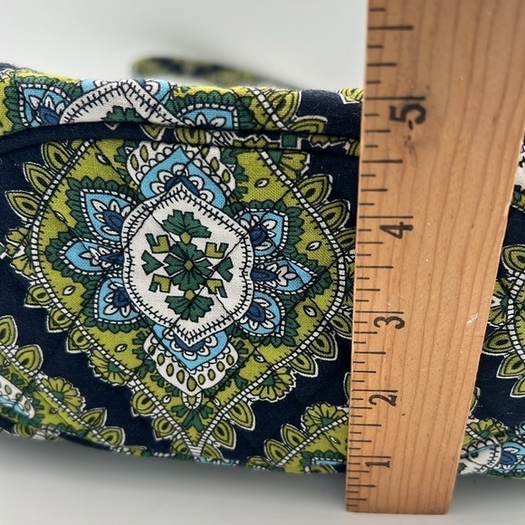 Vera Bradley Hannah Cambridge pattern blue green white purse tote shoulder bag - Picture 9 of 15
